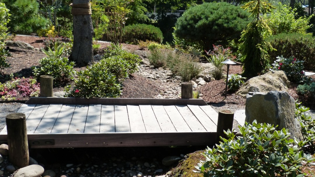 Walkway in garden Gresham Japanese Garden