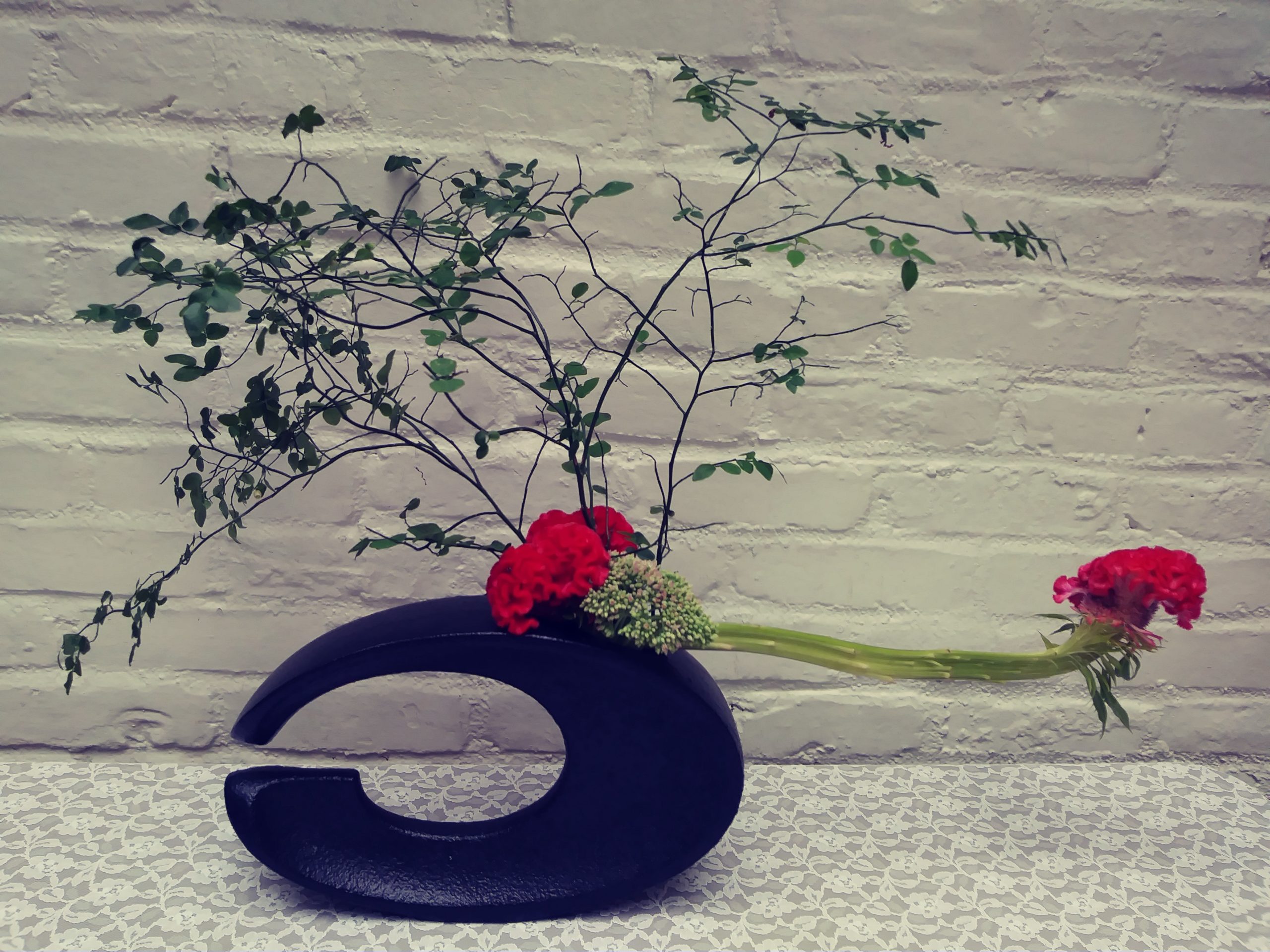 Leach Lecture Series 1 Bay Window ikebana